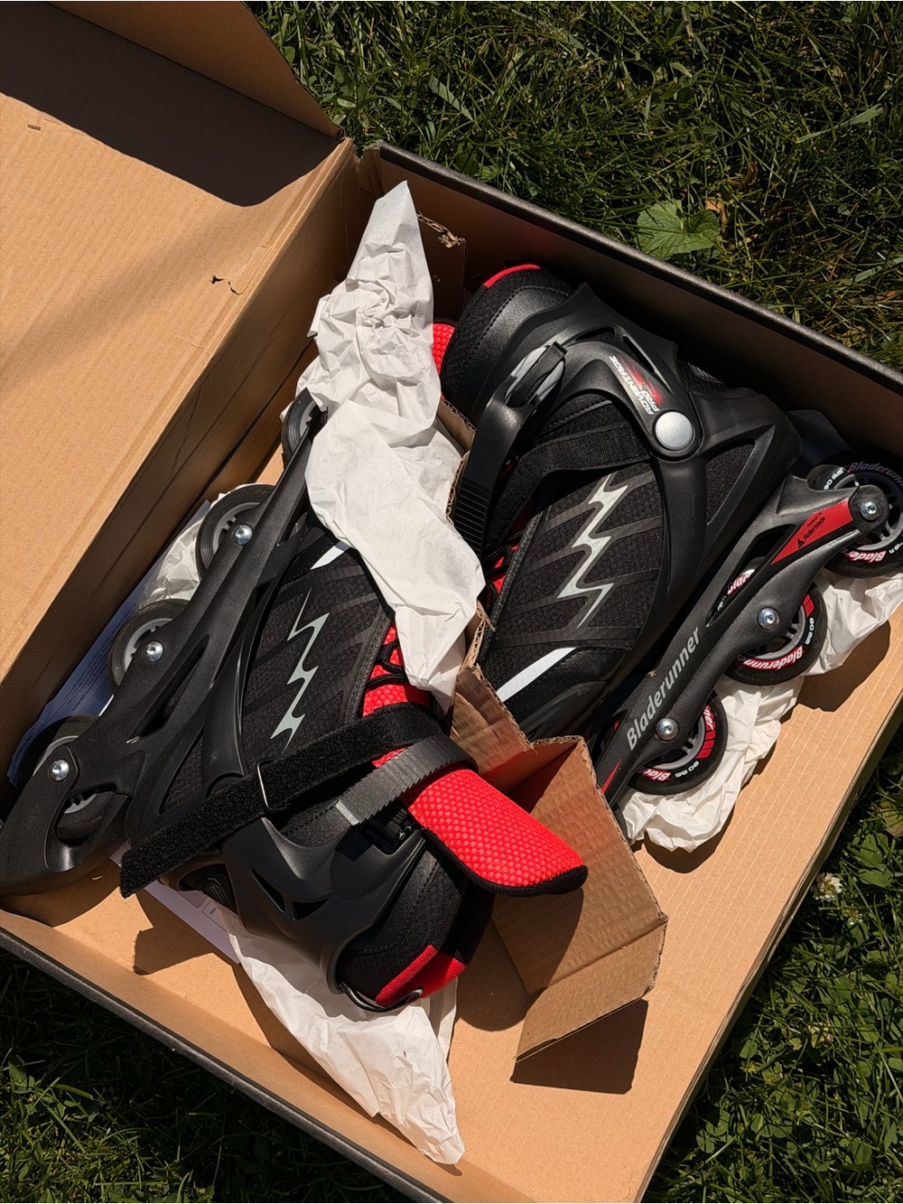 Men's Black & Red Inline Skates